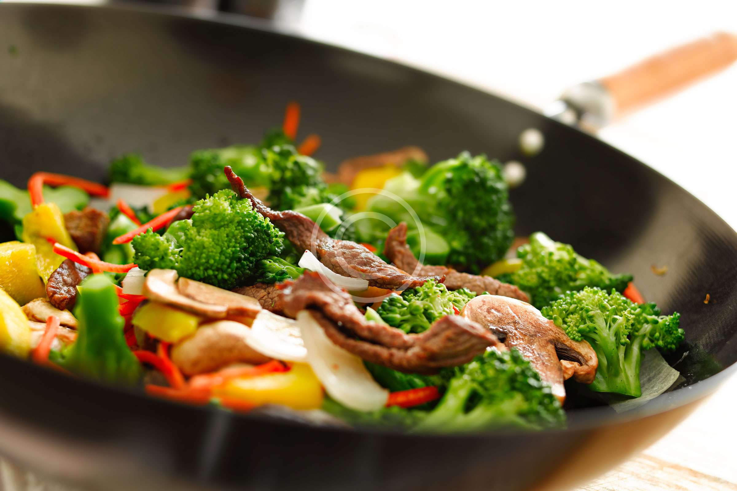 Baked Beef with Steamed Vegetables